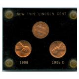 1959 "New Type Lincoln Cent" Set