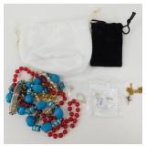 Beaded Necklaces, Sterling Jewelry Parts and
