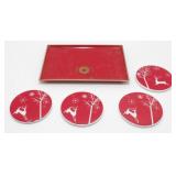 * Christmas Tray & Coasters