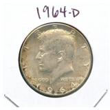 1964-D Kennedy Silver Half Dollar