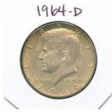 1964-D Kennedy Silver Half Dollar