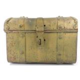 * Vintage Mid-1900's Steel Trunk/Chest - No ID