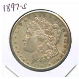 1897-S Morgan Silver Dollar