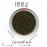 1882 Canadian Large Cent