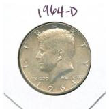 1964-D Kennedy Silver Half Dollar