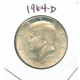 1964-D Kennedy Silver Half Dollar
