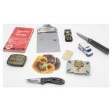 Group of Smalls - Knives, Buckles & More