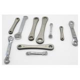 Lot of Ten Craftsman Ratcheting Box End Wrenches