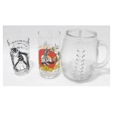 * 3 Vintage Glasses - Bugs Bunny & More