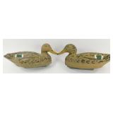 * 2 Vintage Duck Hunting Decoys