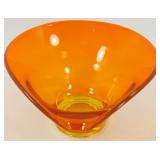 * Viking Glass Persimmon Color Lipped Bon Bon -
