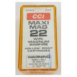 * 50 Rounds of CCI Maxi Mag 22 Magnum .22 Shells