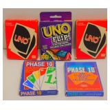 Uno & Phase 10 Card Games