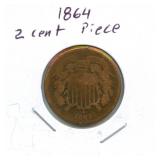 1864 U.S. Two Cent Piece