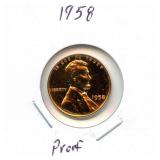 1958 Proof Lincoln Cent