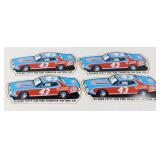 4 Unused Vintage 1970's Richard Petty STP Bumper