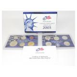 2005 United States Mint Proof Set with State