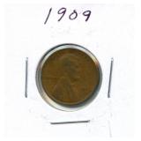 1909 Lincoln Wheat Cent