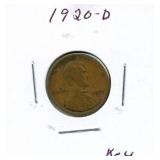 1920-D Lincoln Wheat Cent