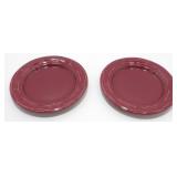 * Longaberger Pottery Paprika Woven Traditions