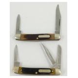 Pair (2) of Vintage Schrade U.S.A. Pocket Knives