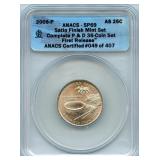2009-P American Samoa Quarter - ANACS SP 69 First