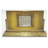 Vintage Brass Perpetual Calendar - Art Deco