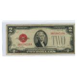 1928-G $2 Red Seal Legal Tender U.S. Note