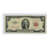 1953-B "Star Note" $2 Red Seal Legal Tender U.S.