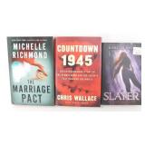 3 Hardcover Books