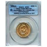 2009-D W.H. Harrison Dollar - ANACS SP 69 First