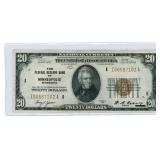 1929 $20 Minneapolis Federal Reserve National