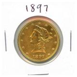 1897 Liberty Head $10 Gold Eagle