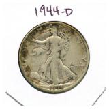 1944-D Walking Liberty Silver Half Dollar
