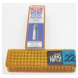 * 200 Rounds of 22 Mini Mag Long Rifle Shells -
