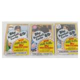 3 Sealed Cello Packs of 1987 Topps Baseball Cards