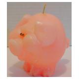 Vintage Pig Candle