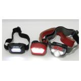 3 Head Lamps - All Work