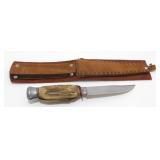 Kronen Krebs German Stag Knife and Sheath