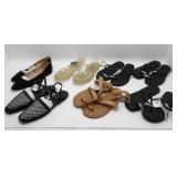 8 Pairs of NWT Women's Slides/Sandals - Size 9