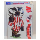 WI Badgers Decals. Removable