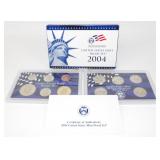 2004 United States Mint Proof Set with State