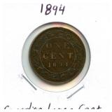 1894 Canadian Large Cent
