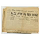 * WWII Newspapers - Various Publications 1940