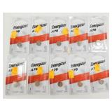 Lot of 10 Brand New Energizer A76 Batteries