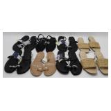 8 Pairs of NWT Women's Slides/Sandals - Size 6
