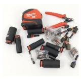 Milwaukee Bundle - Snips, Tape Measure, Sockets