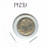 1923-S Mercury Silver Dime