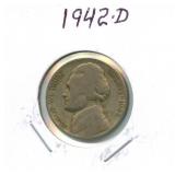 1942-D Jefferson Nickel