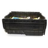 * Large Black Tote Filled with Crafts for All